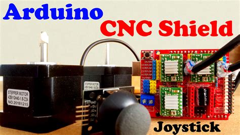 Arduino CNC Shield V3.0 and A4988 Hybrid Stepper Motor Driver Joystick.